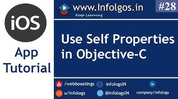 How to use Self properties in Objective-C