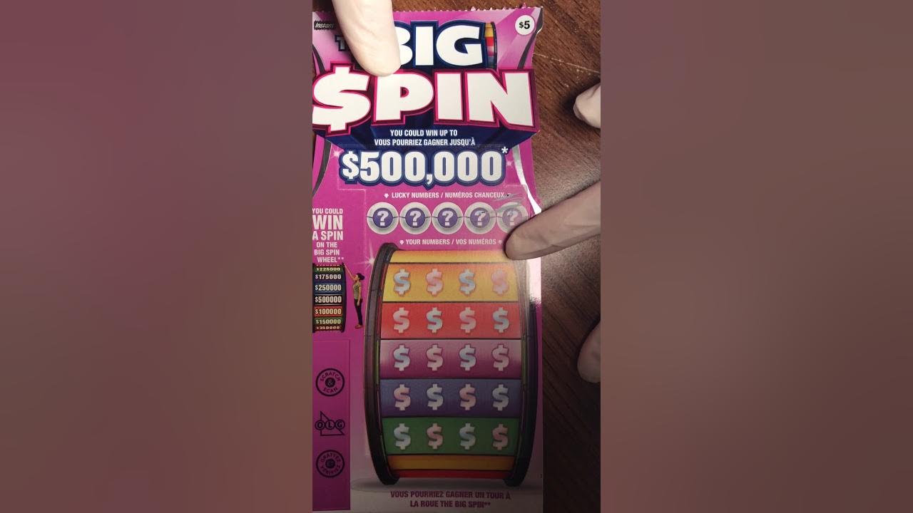 Big spin lottery ticket YouTube