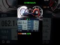 BMW 520d acceleration 0-100, 1/4 mile | G30 | 2018 model | RWD | GPS results #Shorts