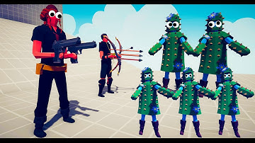 Black Widow and Hawkeye vs EVERY UNIT!  - Totally Accurate Battle Simulator. TABS