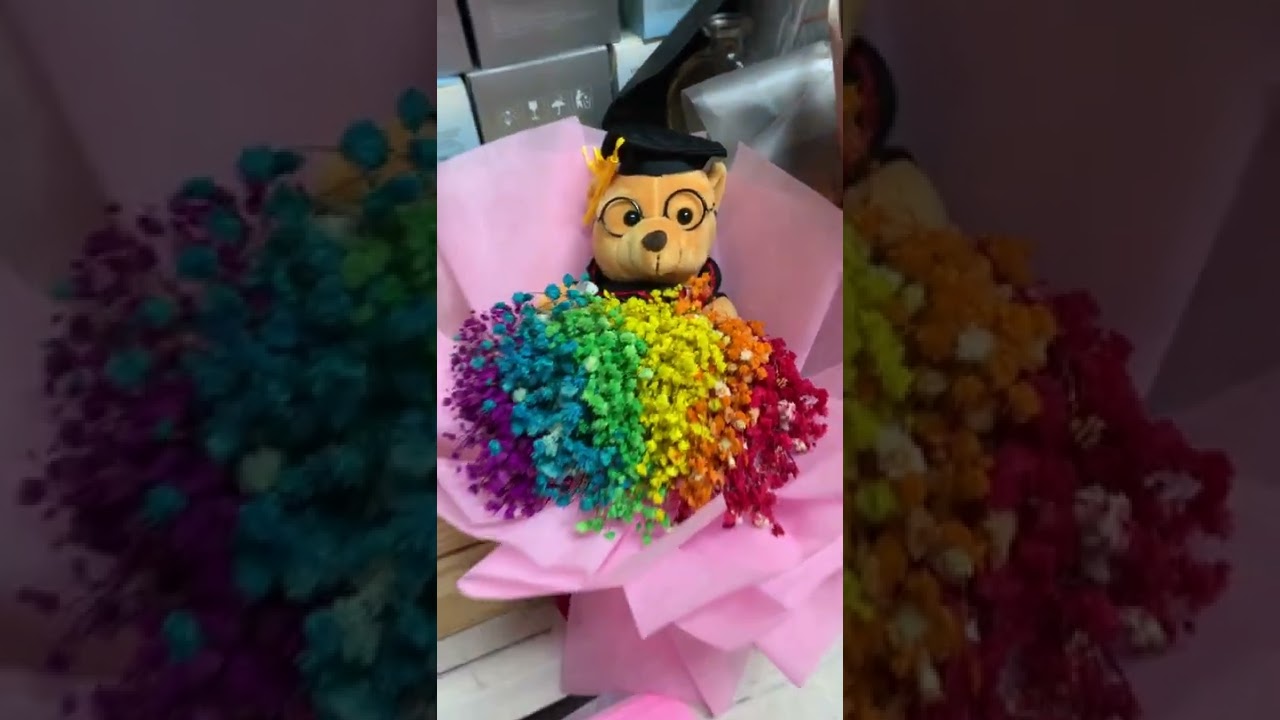 Graduation | preserved babybreath | Bouquet | Huamama | Singapore Flower shop | Flower delivery