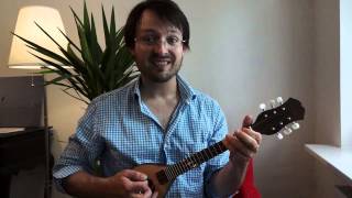 Video thumbnail of "greek baglamas - 3 pairs of strings"