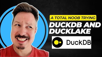 Watch a Complete NOOB Try DuckDB and DuckLake for the first time