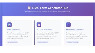 LPAC Easy Docs ELPA21 Walk Through