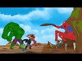 Evolution of Hulk vs Evolution of Giant Spider-Man Quad [2023] | SUPER HEROES MOVIE ANIMATION