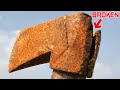 Badly Broken AXE RESTORATION - Epoxy Resin Handle Repair