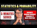 Discrete Random Variable And PMF in 5 Minutes | Statistics and Probability | By GP Sir