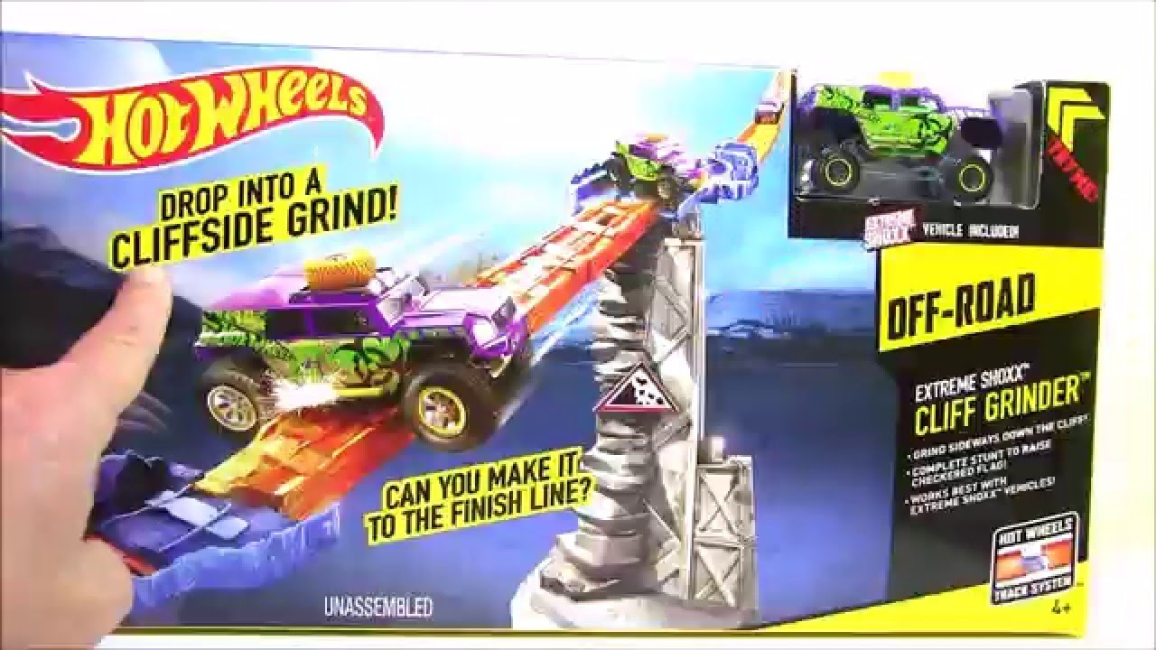 Hot Wheels Track - Extreme Shoxx Cliff Grinder Игрушки и Игры для Мальчиков Машинки Хот Вилс