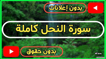 سورة النحل كاملة | القرآن الكريم تلاوة سورة النحل بصوت جميل جدا جدا