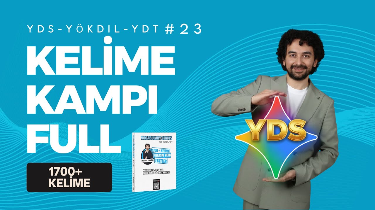 1700+ Kelimelik Dev YDS Kelime Kampı 23.Gün | Vocabulary Genius