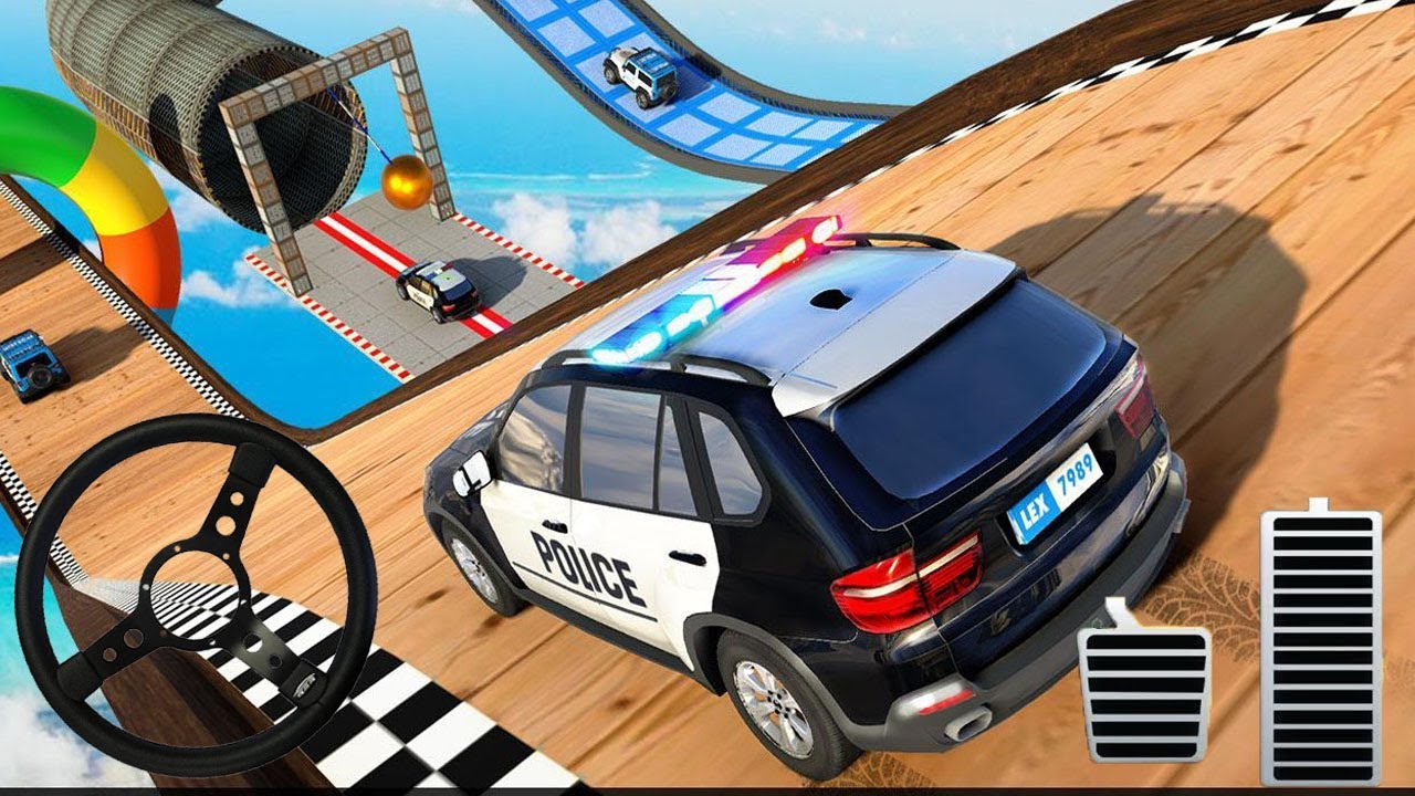 Juego De Autos Carritos Para Niños Police Prado Car Stunt Youtube