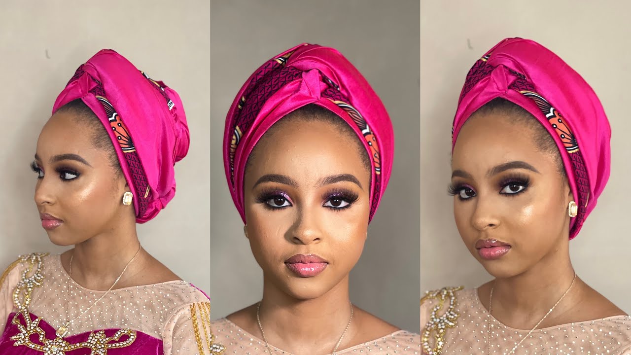 Easy rawsilk turban tutorial how to tie a turban YouTube