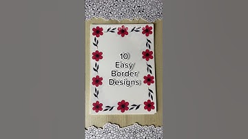 10 Easy front page design for school projects and idea note journals | Aesthetic Girl #shorts #howto