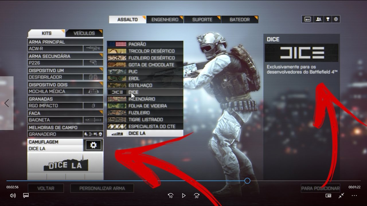 CAMOO SECRET BATTLEFIELD 4 (DICE - CTE SPECIALIST - DICE LA - FROSTBITE)