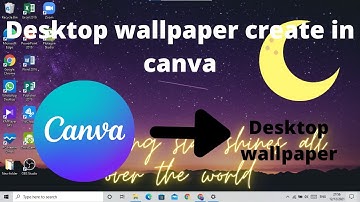 Desktop wallpaper create in canva