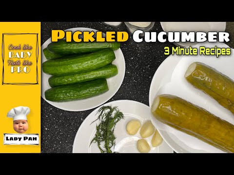 Asian Favourite - Jeruk timun ala McDonald's | Pickled cucumber ( 3 Minutes Recipes)