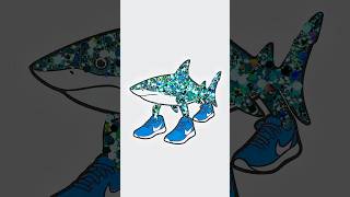 Diy Glitter Italian Brainrot Tralalero Tralala Shark