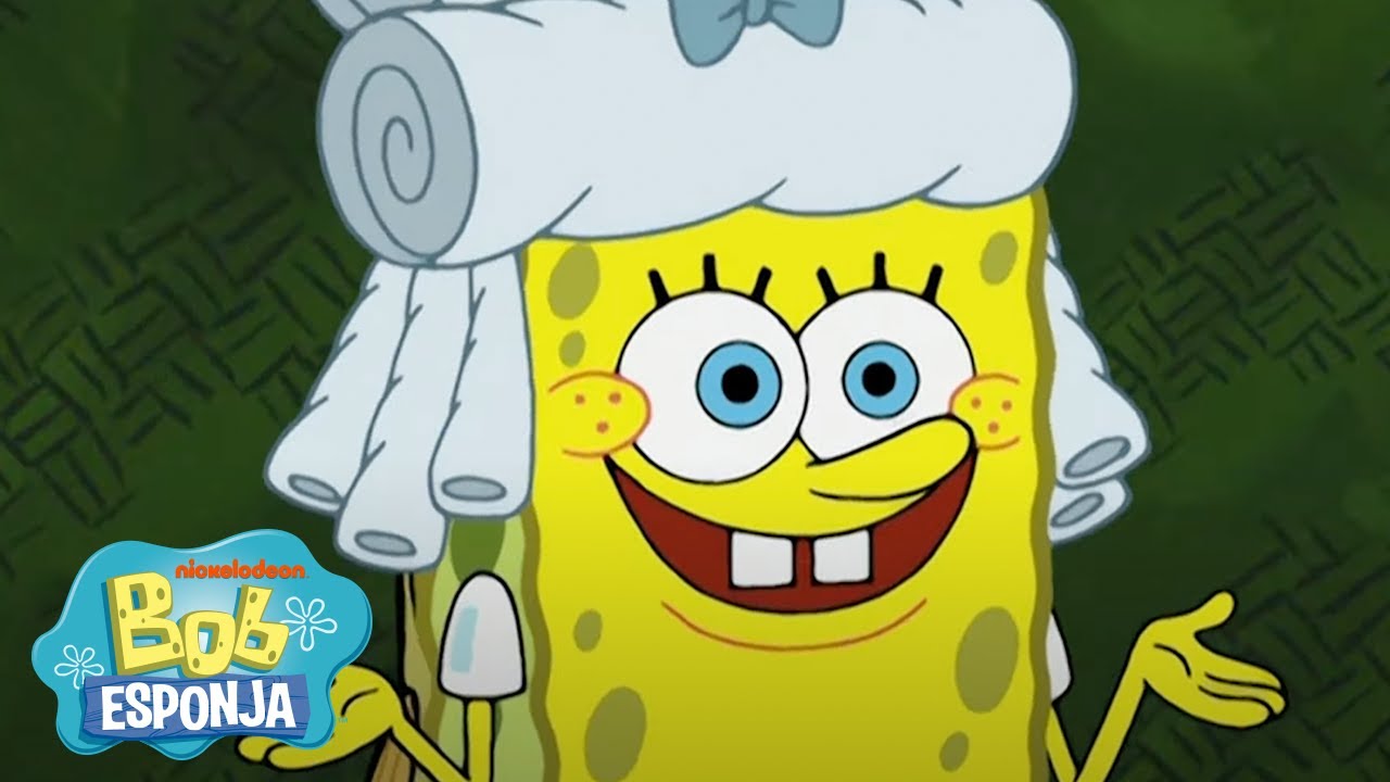 Bob Esponja tiene un NUEVO peinado 💇‍♂️ | Bob Esponja en Español