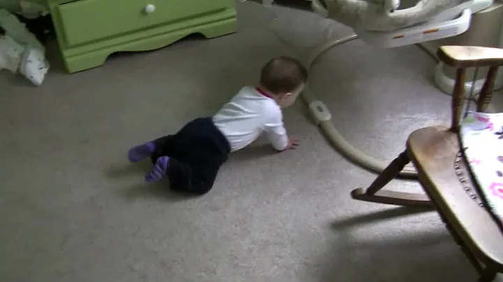 Crawling for first time.MPG
