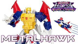 Transformers Legacy Evolution METALHAWK | Voyager Class | Video Review