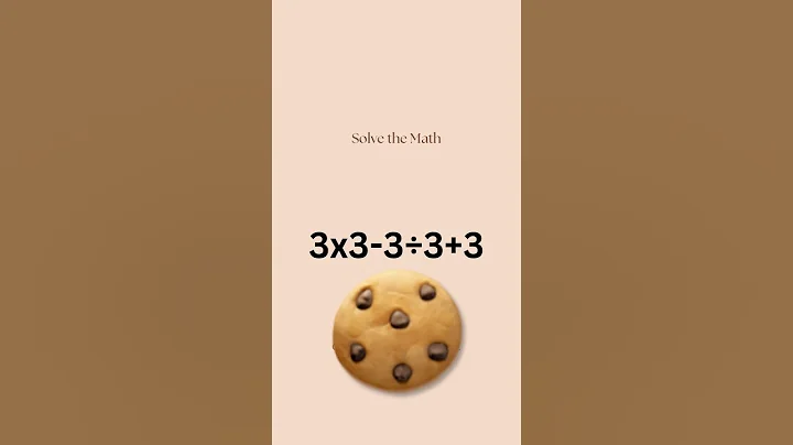 Solve the simple Math 3x3-3÷3+3