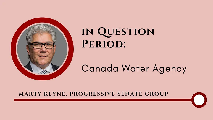 Senator Klyne asks about the Canada Water Agency - Sept 29, 2022 (English feed)