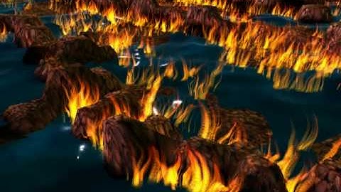 FIRE ANIMATION TEST 3 IN MAYA BY Elvis Ngeow