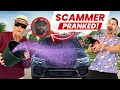 Pranks destroy scammers luxury car glitter payback