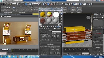 Tutorial on Modeling and texturing a display stand in 3dsmax. ( Part 3)