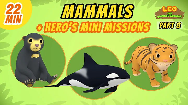Mammals (Part 8/8) - Junior Rangers and Hero's Animals Adventure | Leo the Wildlife Ranger