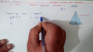 Chapter:13 Exercise:13.7 Q.4 Surface Areas and Volumes | Ncert Maths Class 9 | Cbse