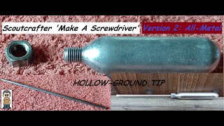 Scoutcrafter Make A Screwdriver Challenge: Version 2