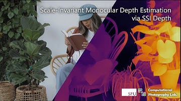 Scale-Invariant Monocular Depth Estimation via SSI Depth - SIGGRAPH 2024