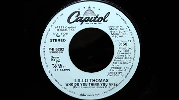 Lillo Thomas - Who Do You Think You Are?