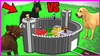 EFEKAN VS KÖPEK ÇETESİ GÜVENLİ KALE!😱 - Minecraft