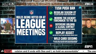 NFL RULE CHANGE BREAKDOWN 👀 Tush push has been PUSHED to May 😳 | The Pat McAfee Show