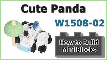 How to Build Mini Blocks Panda W1508-02 Review Instructions Specifications