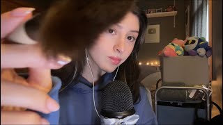 Personal Attention ASMR ⋆⭒˚.⋆ doing your makeup, mini haircut, mouth sounds & rambles :)