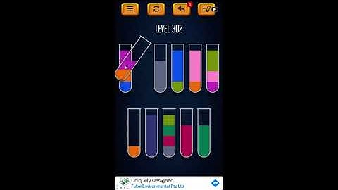 Water Sort Puzzle - Color Liquid Sorting Game Level 302 Solution
