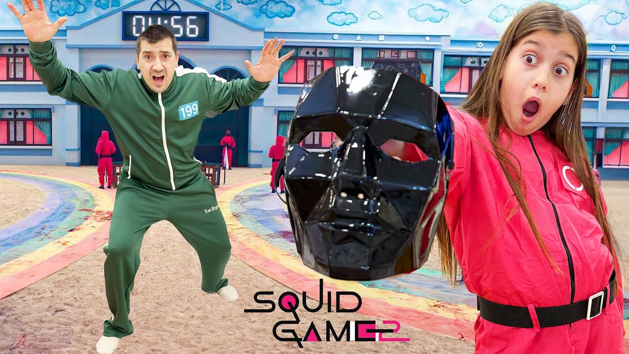 😱 Squid Game 3  în Viața Reală 🫨 cu MARA 🤫