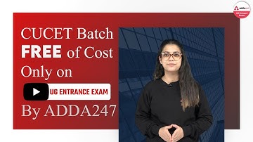 CUCET BATCH TRAILER | CUCET 2022 Preparation | Free CUCET Batch Course