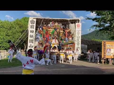 2023前田祇園二番山笠（2日目夜の巡幸）