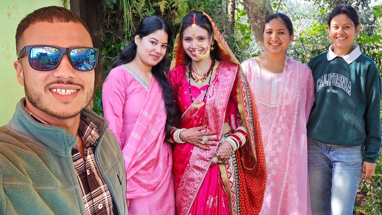 अंशु के ससुराल में सालियों नें खिलाये नमक वाले रसगुल्ले || Pahadi Shadi || Namaste Pahad