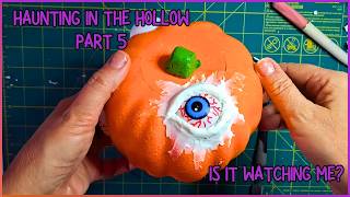 Is This Pumpkin Watching Me ! | Haunting in the hollow episode: 5 | Dollar Tree Diy