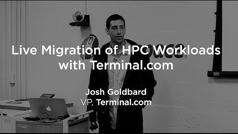 Live Migration of HPC workloads with Terminal.com