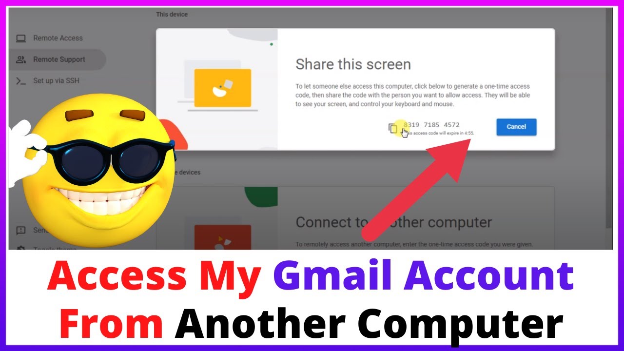 How To Access My Gmail Account From Another Computer YouTube