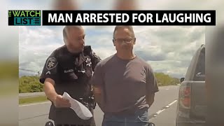 WATCH: Cop Arrests Man For Simply Laughing At Ticket