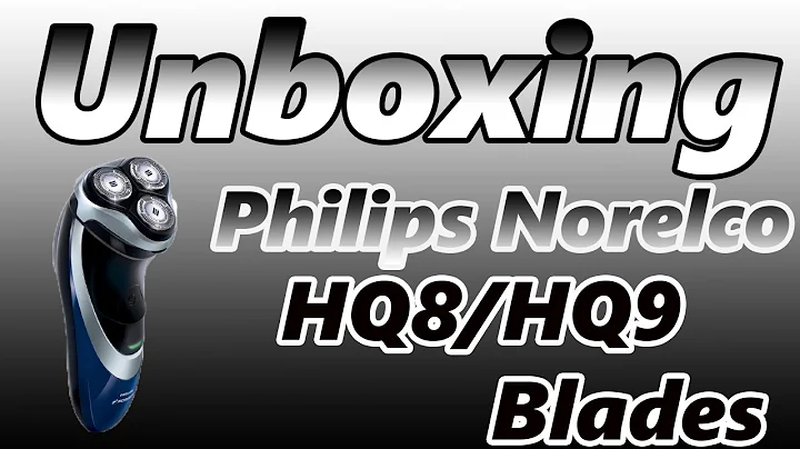 Unboxing Philips Norelco HQ8 / HQ9 Replacement Blades