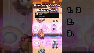 How Cheap Can You Defend This ? Evo Cannon | 3 Elixir #clashroyale