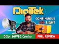 Best Continuous light for YouTube I DigiTek | DCL‑150WBC Combo | Unboxing | HINDI ME